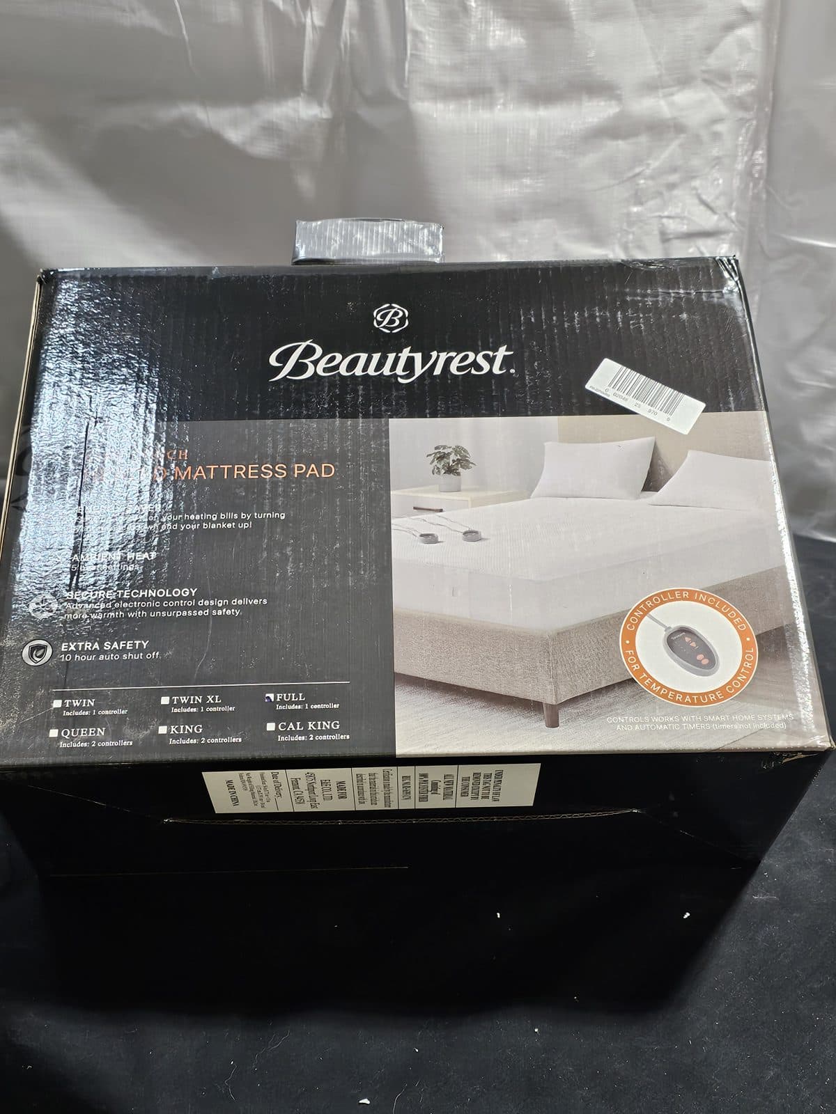 Beautyrest Cool Touch Heated Mattress Pad - Full